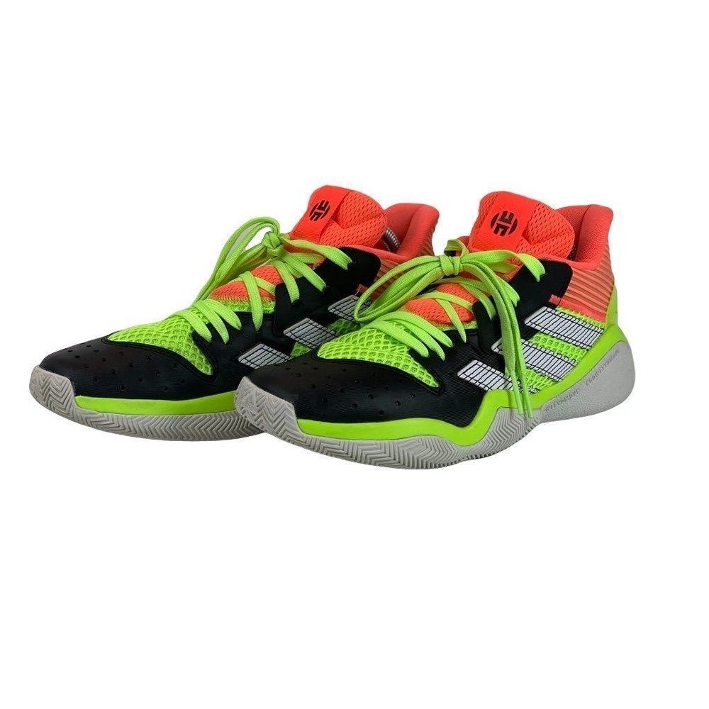 Adidas James Harden Stepback Signal Coral Basketball Shoe Men's 8.5 EF9890